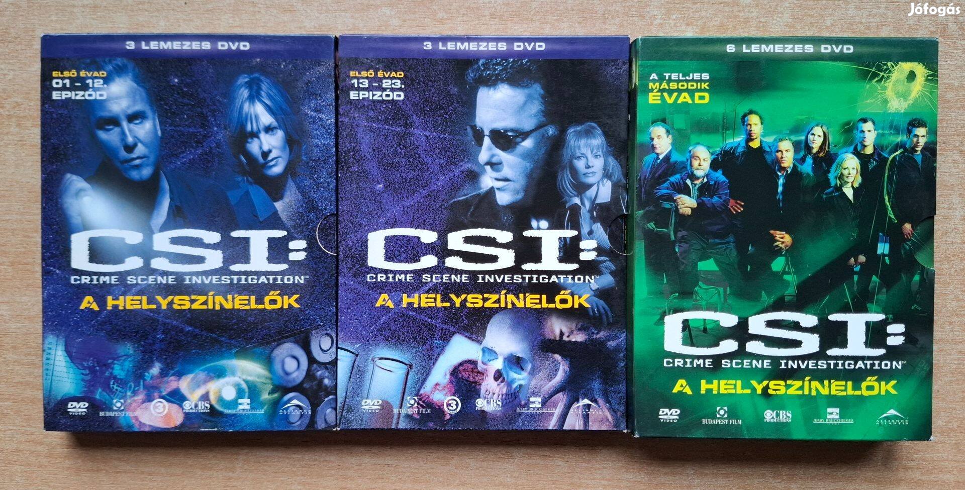 CSIA helyszínelők 1-2. Évad 2000-2001 Slipcase DVD
