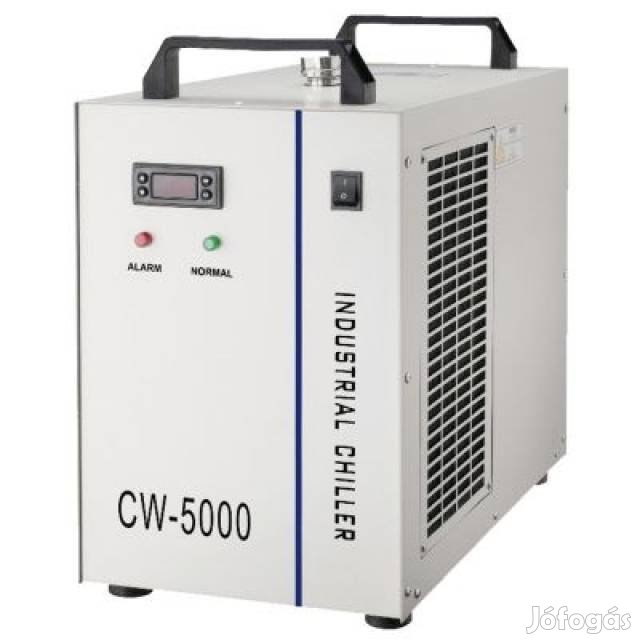 CW5000 Vízhűtő Co2 ipari vízhűtő lézergépekhez, új garanciás, gepet.hu