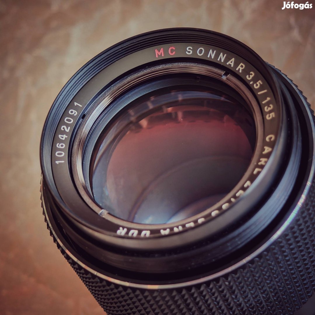 CZJ DDR Zeiss Sonnar MC 135mm f/3.5 M42 (garis)