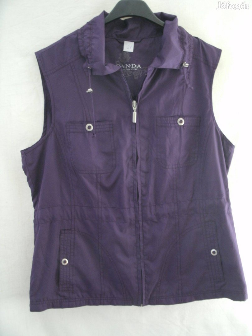 CA Padlizsán színű Új 40-es sportos mellény