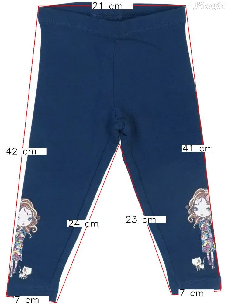 C&A Új (címkés) Lány Bélelt és Thermo nadrág (Méret: 92)