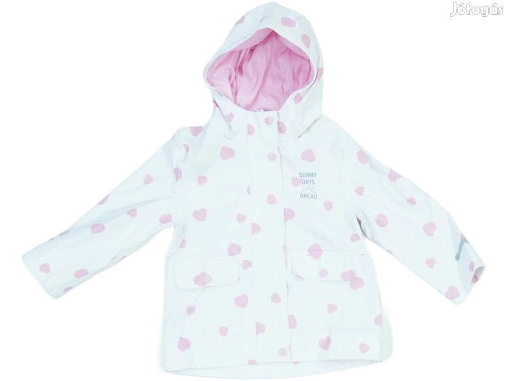 CA Új címkés Lány Esőkabát Méret 98