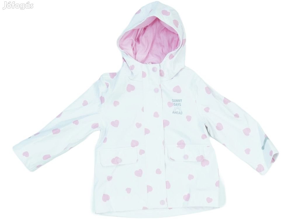 CA Új címkés Lány Esőkabát Méret 98