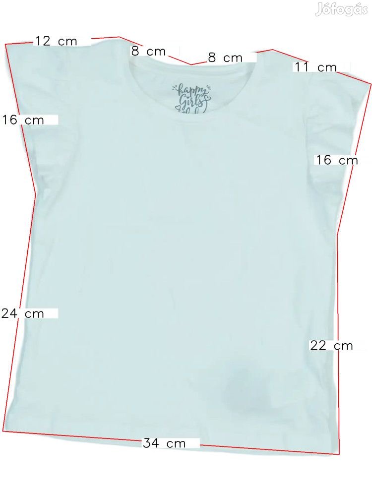 C&A Új (címkés) Lány Lányka / Női ujjatlan póló / top (Méret: 110)