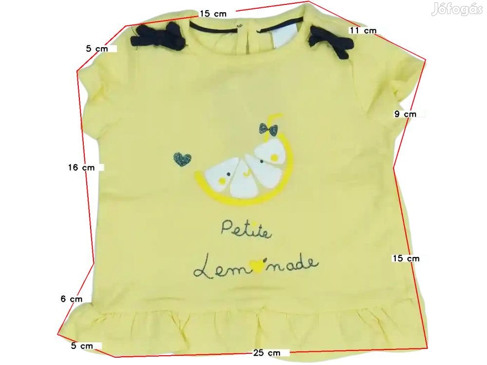 C&A Új (címkés) Lány Póló (Méret: 62)