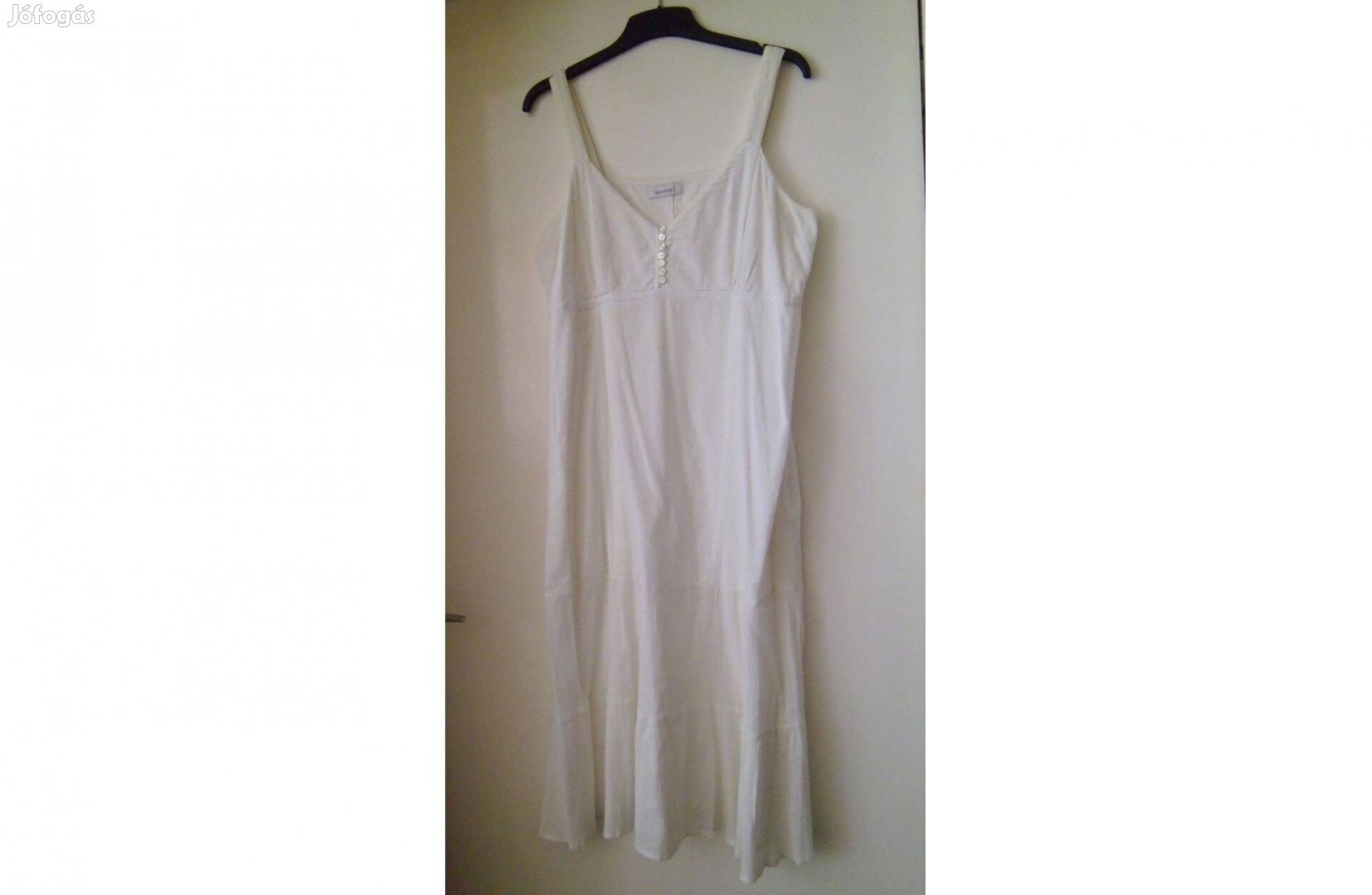C&A Yessica fehér pamut nyári ruha, 44/46-os