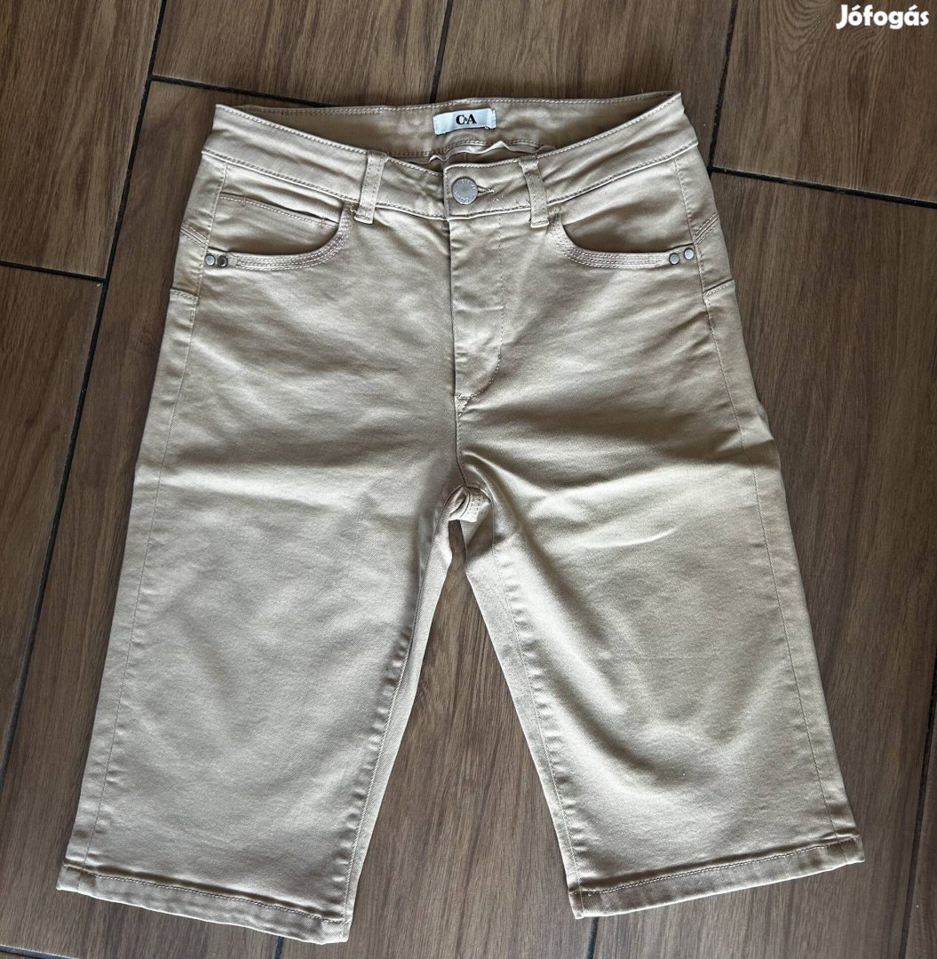 CA bézs női farmer térdnadrág