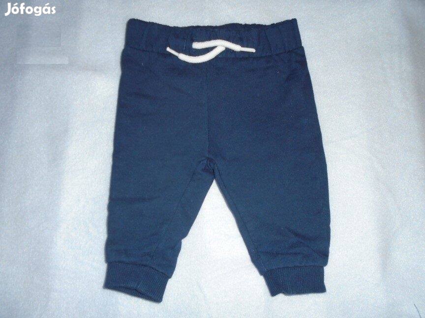 C&A kék jogger pamut nadrág 3-6 hó (méret 68)