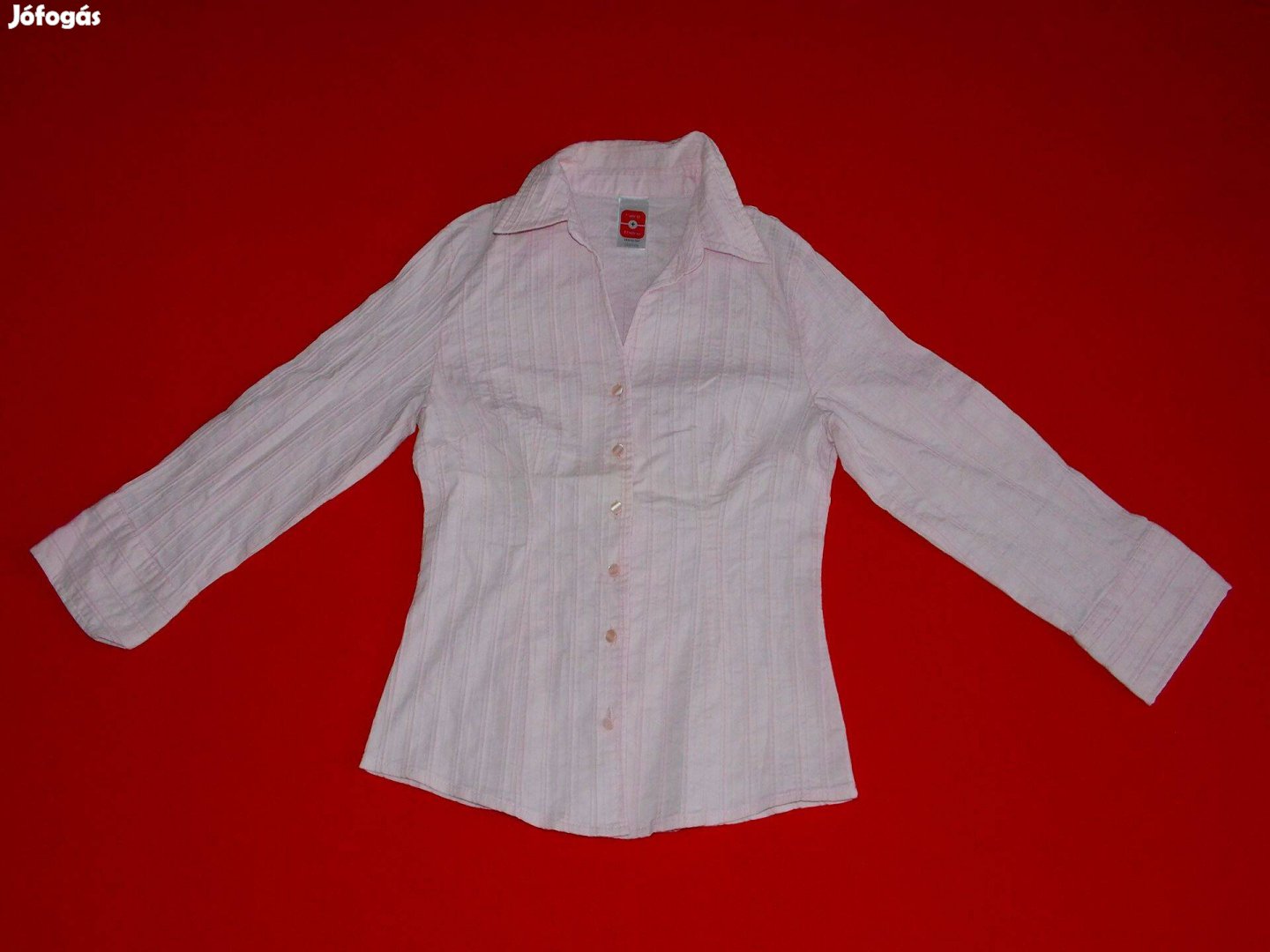 C&A rózsaszín karcsúsított ing, blúz 158-164-es, 13-14 évesre