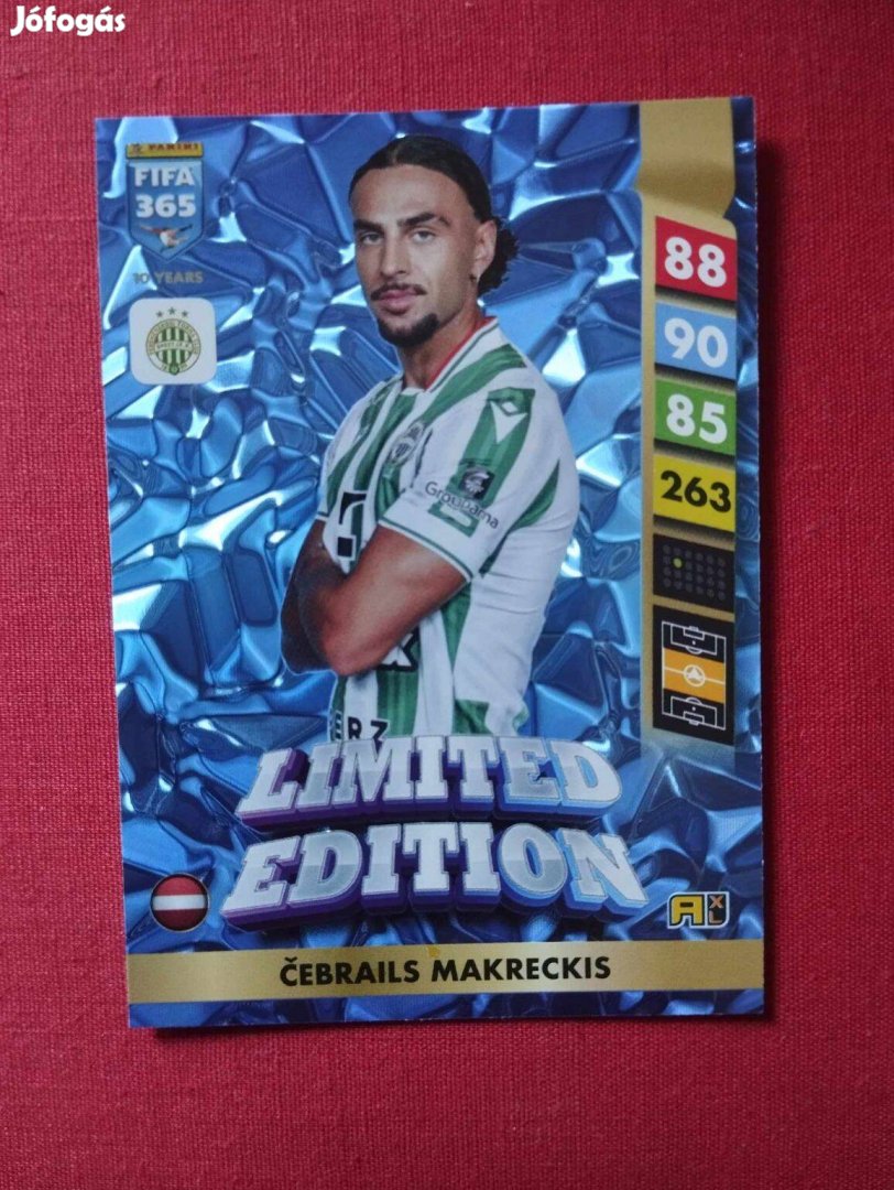 C. Makreckis (Ferencváros) FIFA 365 2025 Limited edition focis kártya