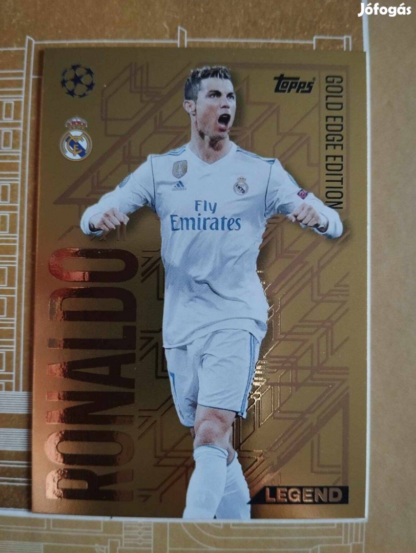 C. Ronaldo (Real Madrid) Gold Edge Bajnokok Ligája 2024/25 kártya