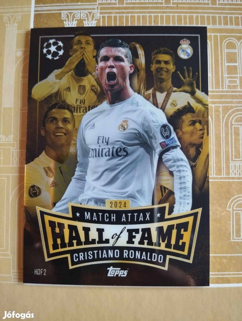 C. Ronaldo (Real Madrid) Hall of Flame Bajnokok Ligája 2024/25 kártya