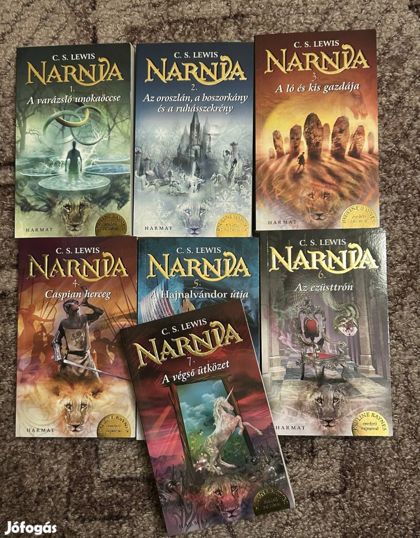 C. S. Lewis: Narnia krónikái 1-7.