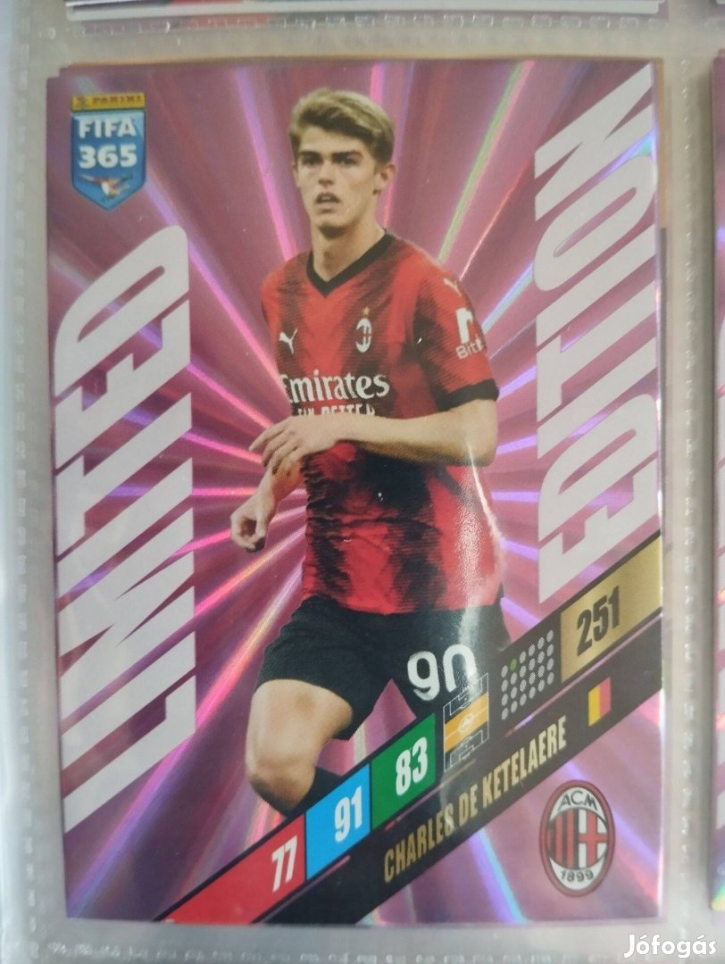 C. de Ketelaere (AC Milan) FIFA 365 2024 Limited edition focis kártya