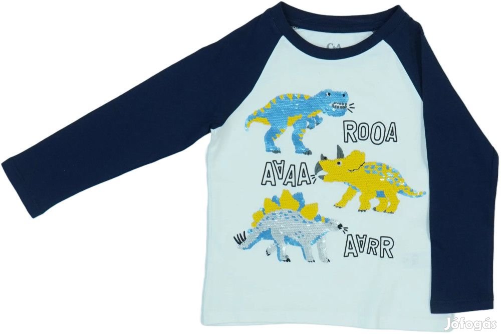 C&amp;A Új (címkés) Fiú Hosszú ujjú felső (Méret: 98)
