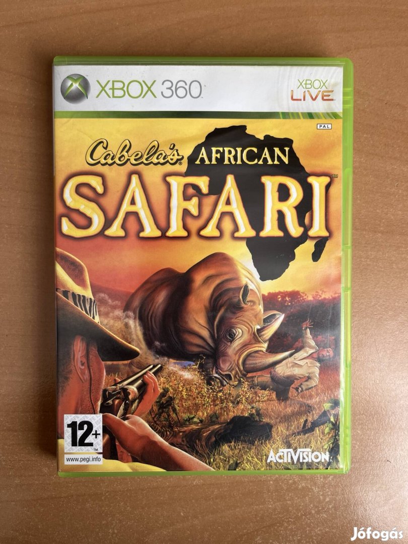 Cabela's african safari xbox 360-ra eladó!