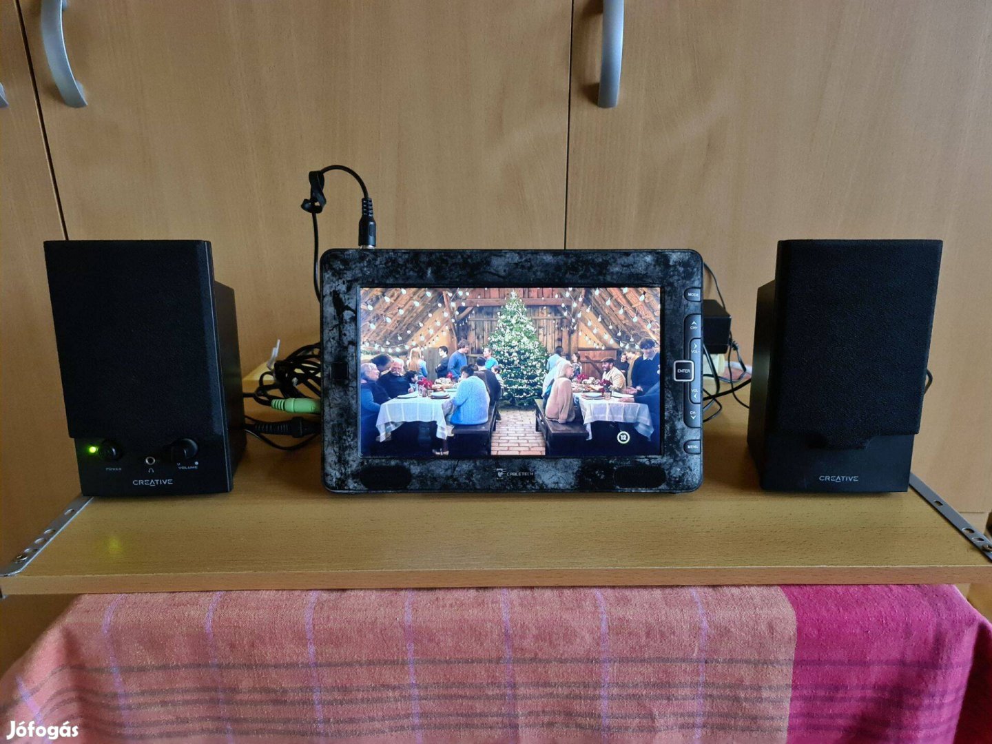 Cabletech 9 lcd tv player One Mindig tv rádió vevő