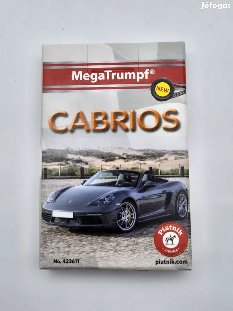 Cabrios cabrio kabrio autók autós kvartett kártya autóskártya