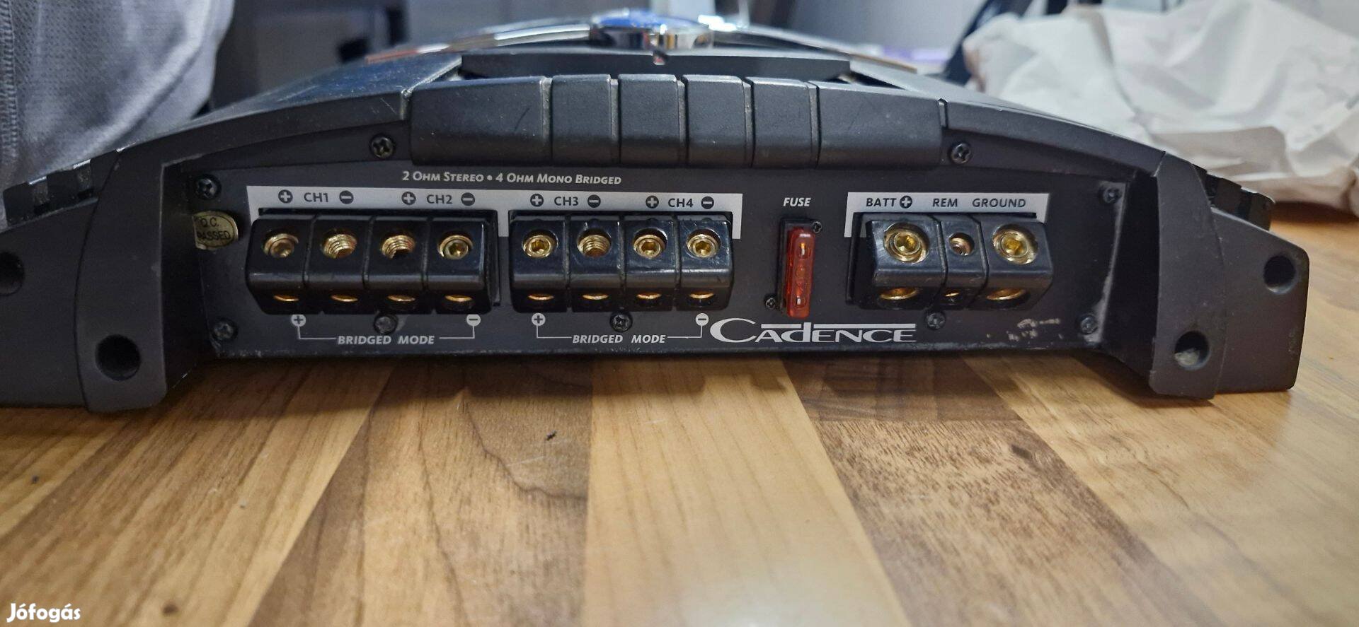 Cadence Fxa4060 4 csatornás autó erősítő 800W hibátlan