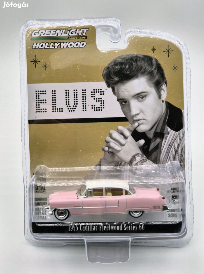 Cadillac Fleetwood Series 60 (1955) - Elvis Presley - rózsaszín/fehér