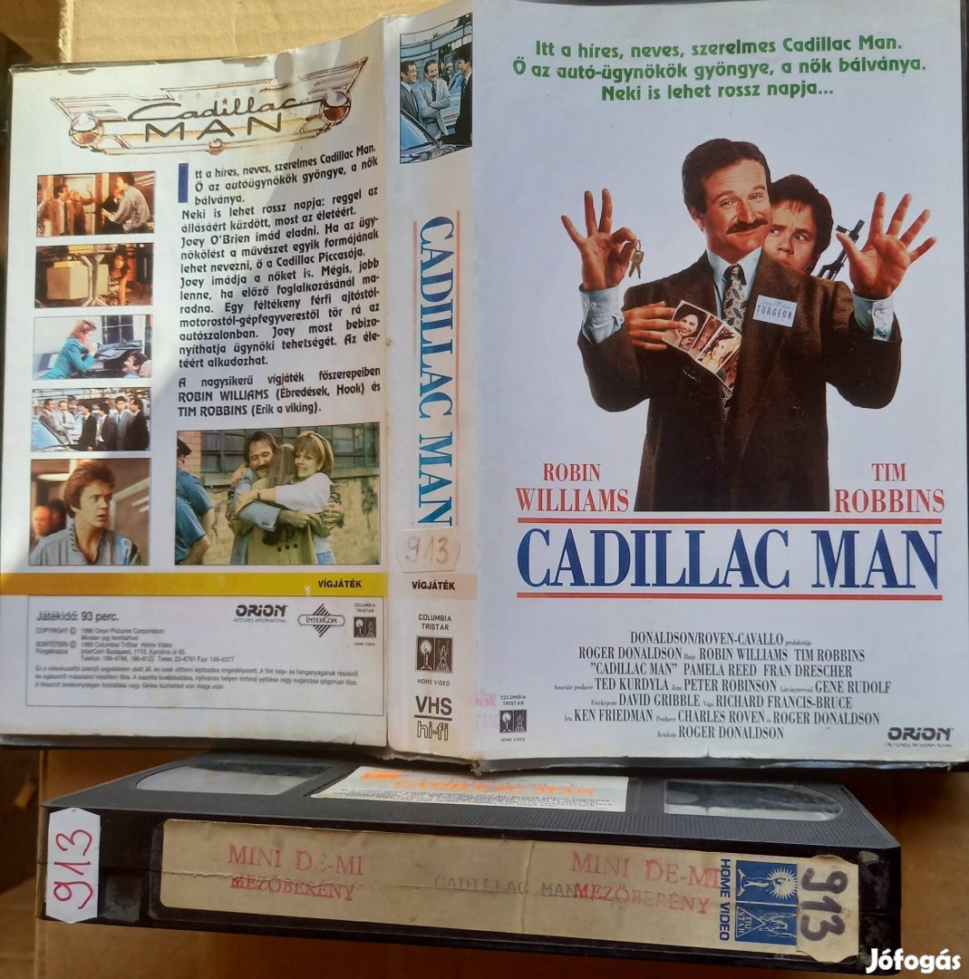 Cadillac man - vígjáték vhs - Robin Williams