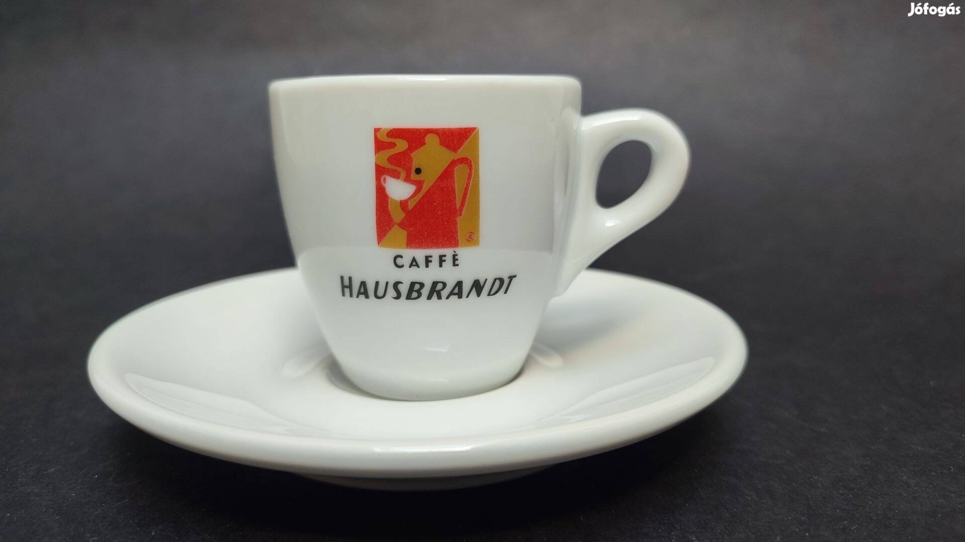 Caffe Hausbrandt kavéscsésze szett 6+6 db (gaggia mazzer lelit)
