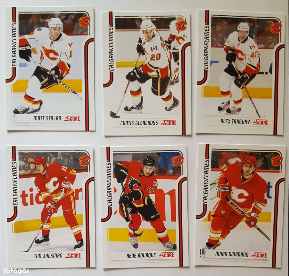 Calgary Flames NHL kártyák Macinnis Nieuwendyk Vernon, stb