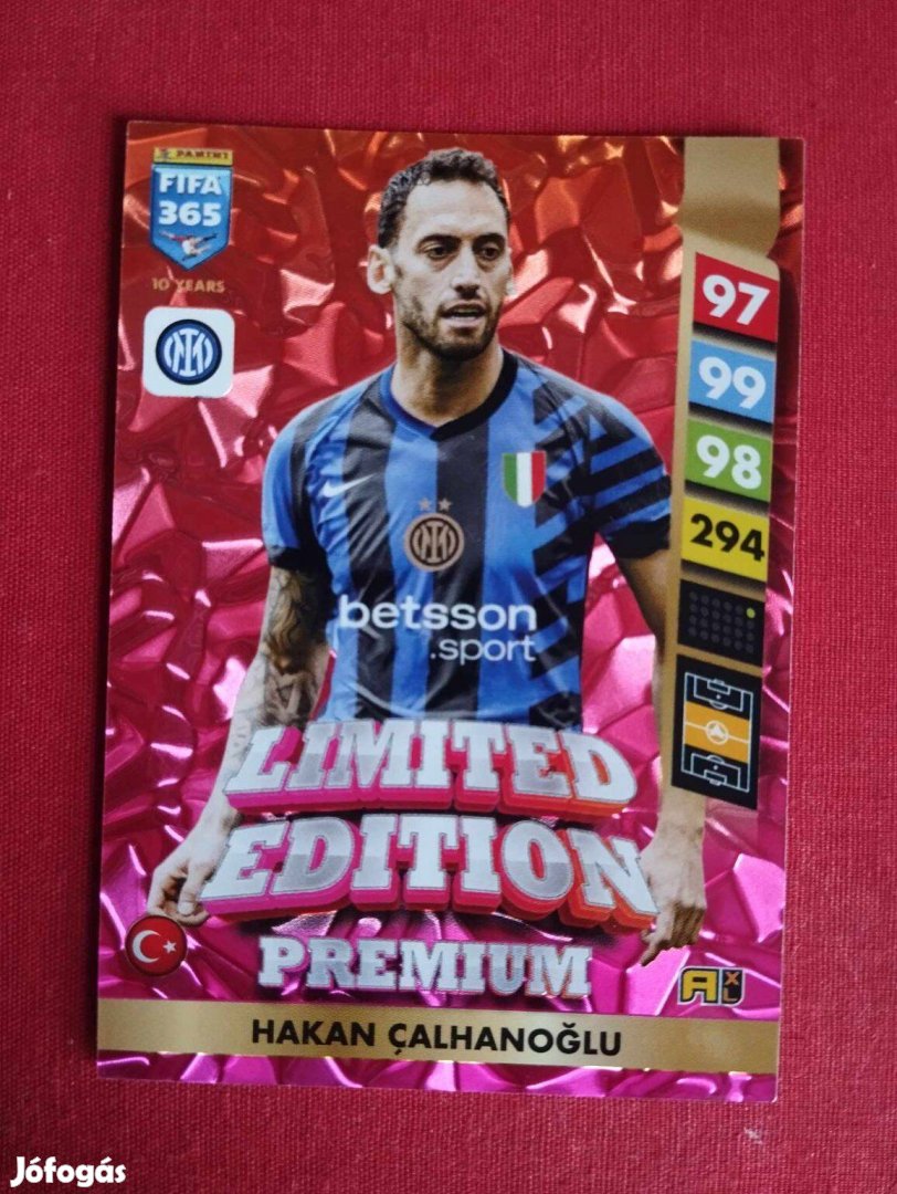 Calhanoglu Internazionale FIFA 365 2025 Prémium Limited edition kártya