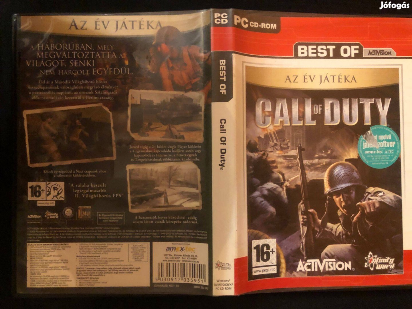 Call Of Duty Game of the Year Edition PC játék (duplalemezes)