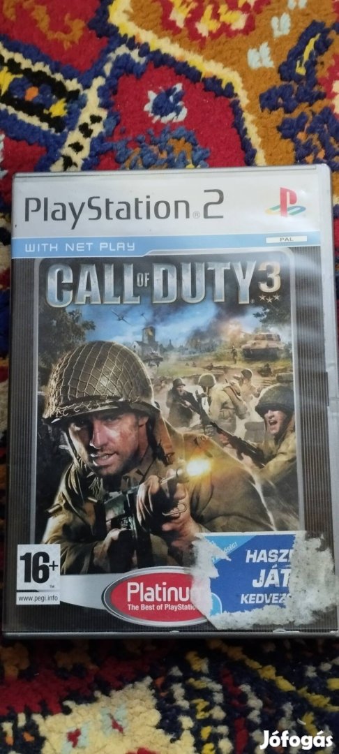 Call of Duty 3 Platinum kiadás PS2 