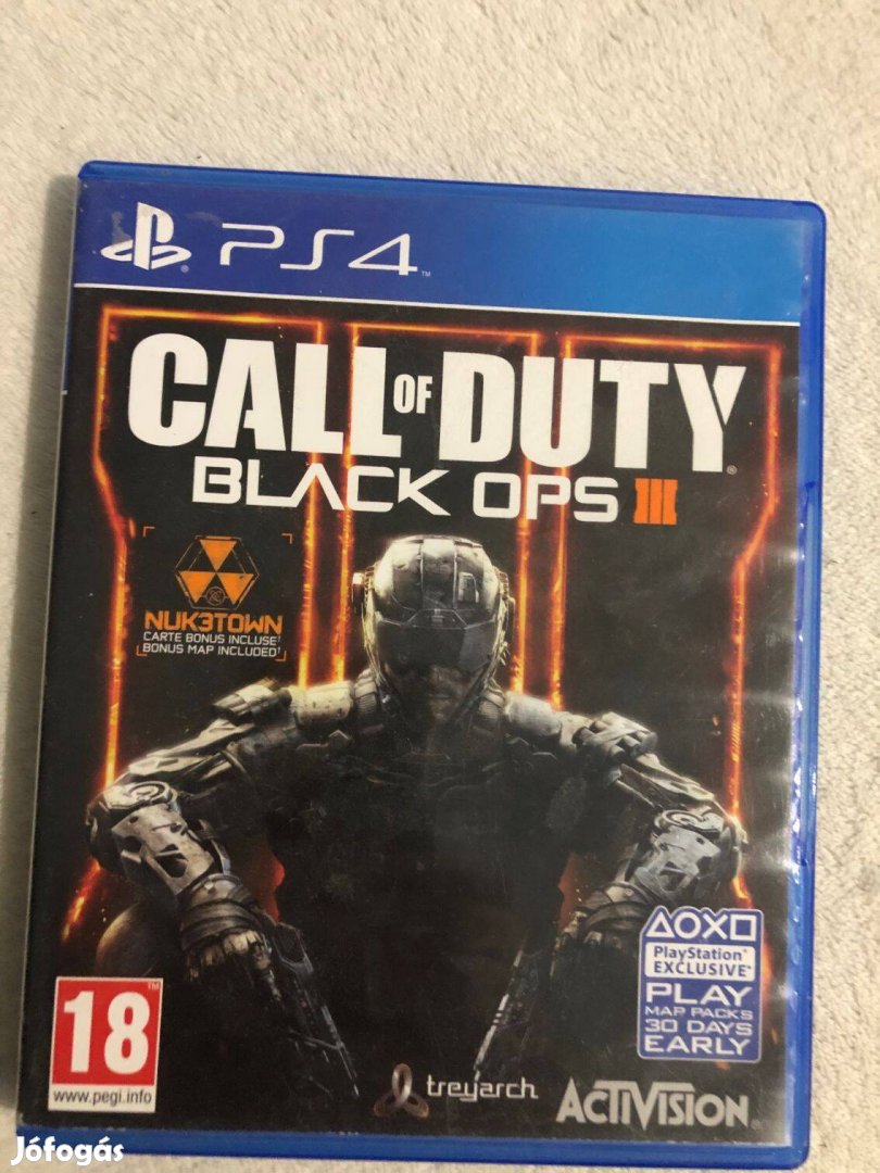 Call of Duty Black Ops 3 III Ps4 Playstation 4 játék