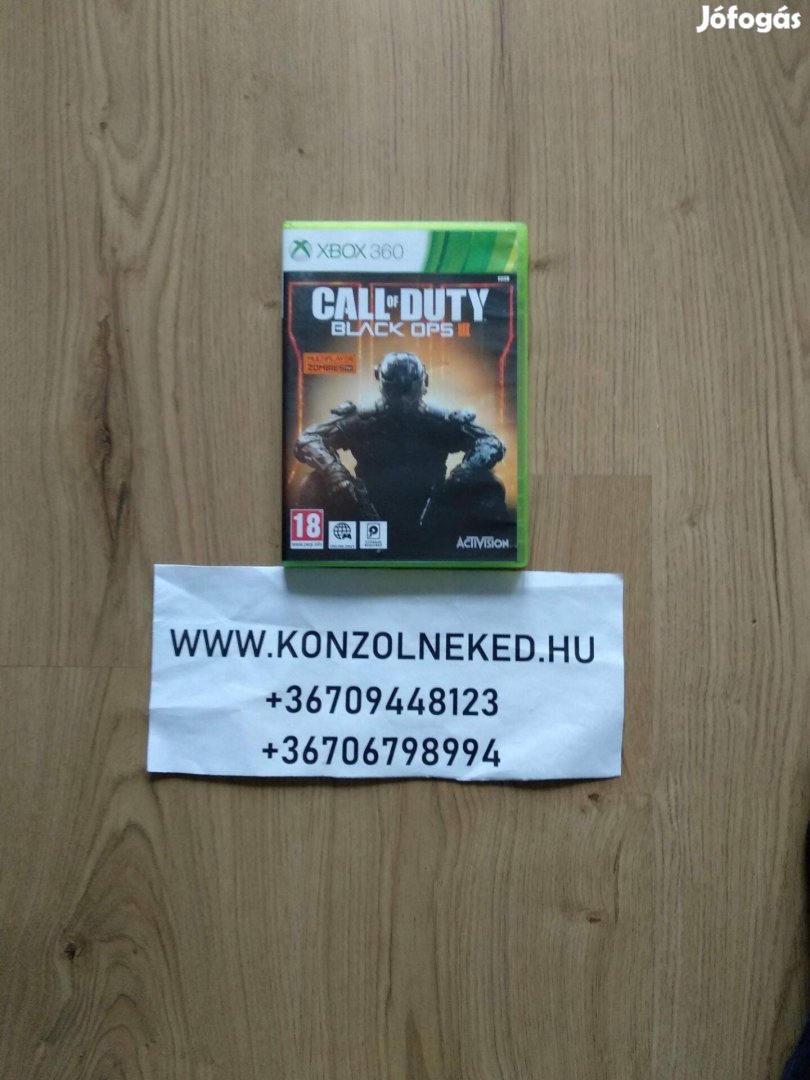 Call of Duty Black Ops III (3) Xbox 360 játék