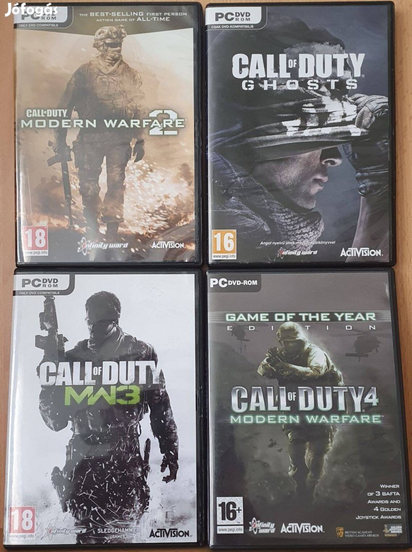 Call of Duty PC játékok - DVD
