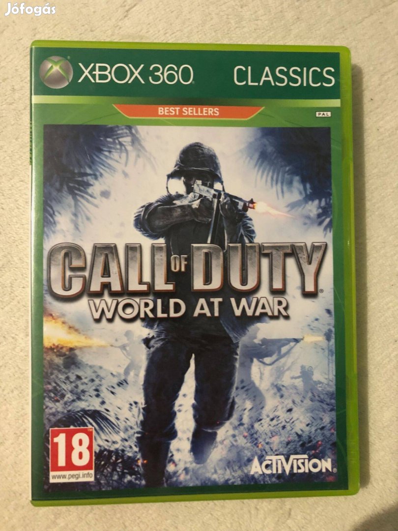 Call of Duty World at War Xbox 360 játék