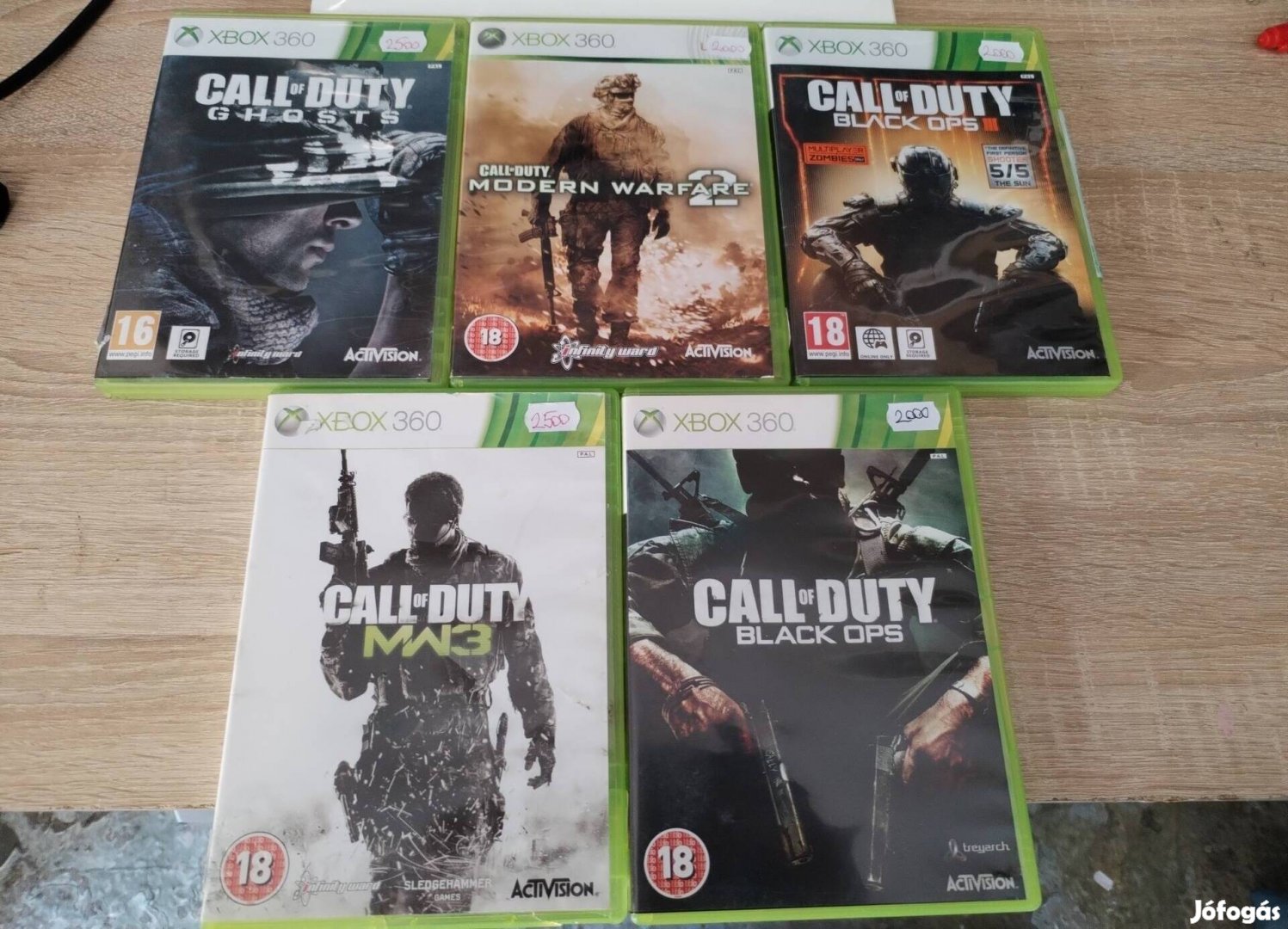 Call of Duty Xbox 360 játék csomag 