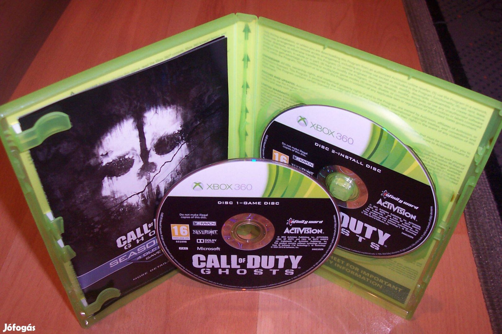 Call of Duty: Ghosts (2 DVD) - eredeti xbox360/ONE játék