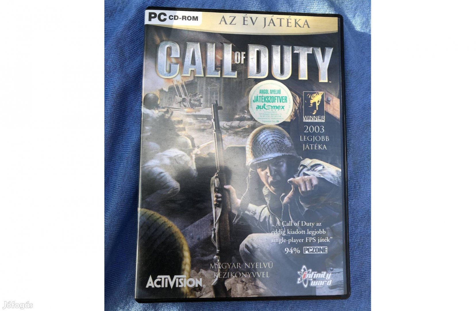 Call of Duty pc CD,számítógépes játék 2500 Ft :Lenti
