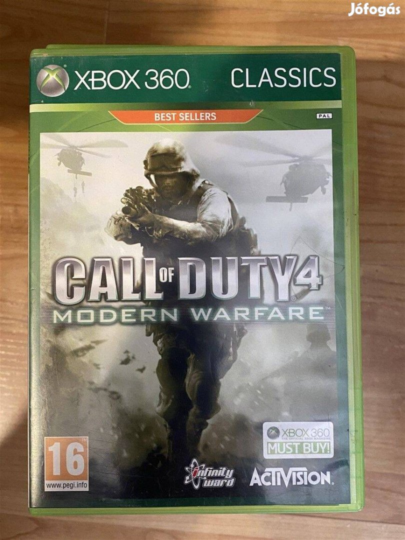 Call of duty 4 modern warfare xbox 360 játék