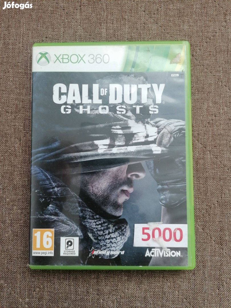 Call of duty Ghost Xbox 360 játék eladó!