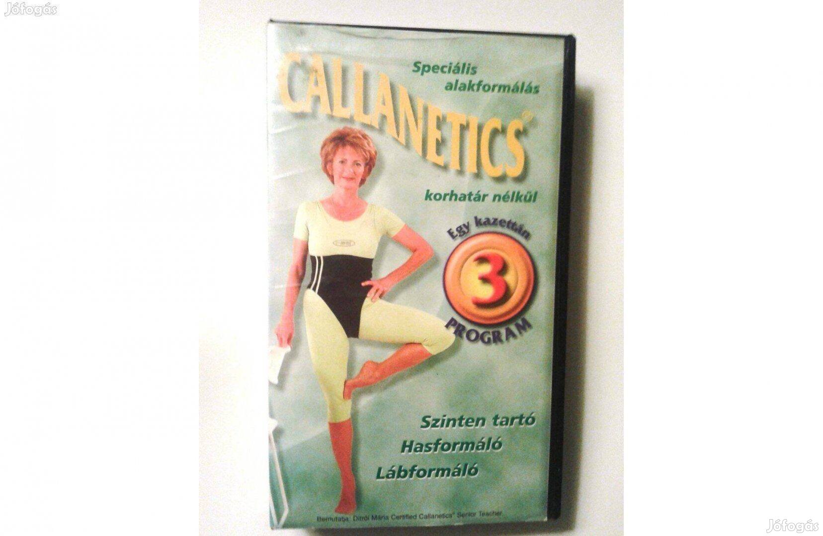 Callanetics VHS kazetta alakformálás korhatár nélkül 1 190 Ft 1