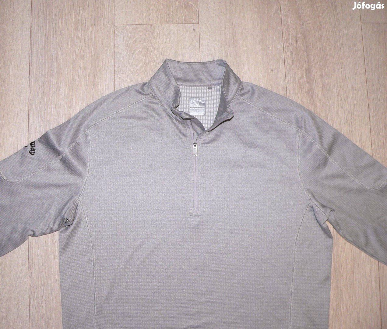 Callaway Golf Weather Series cipzáras nyakú pulóver L