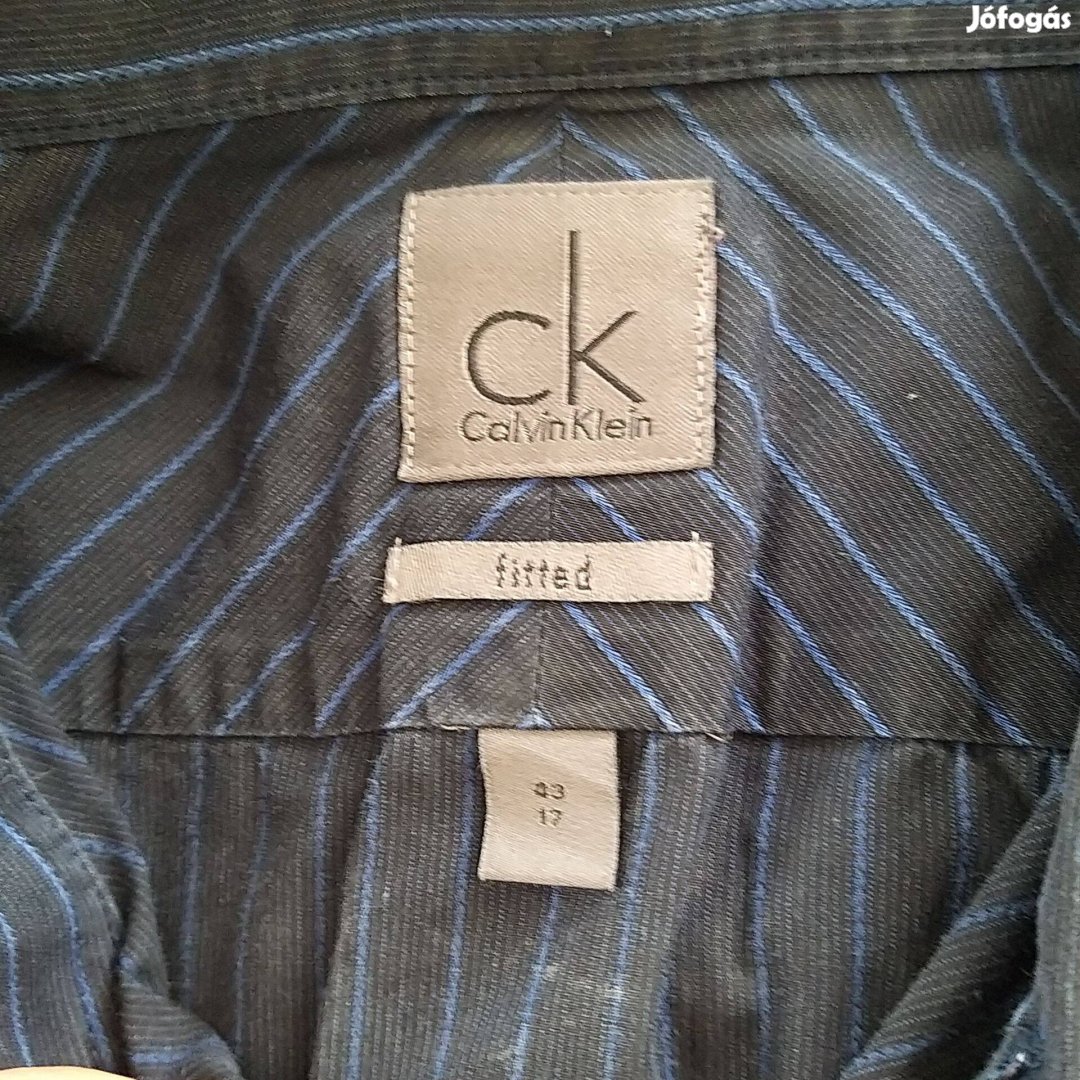 Calvin Klein Fitted férfi karcsúsitott h.ujjú ing méret:43-17