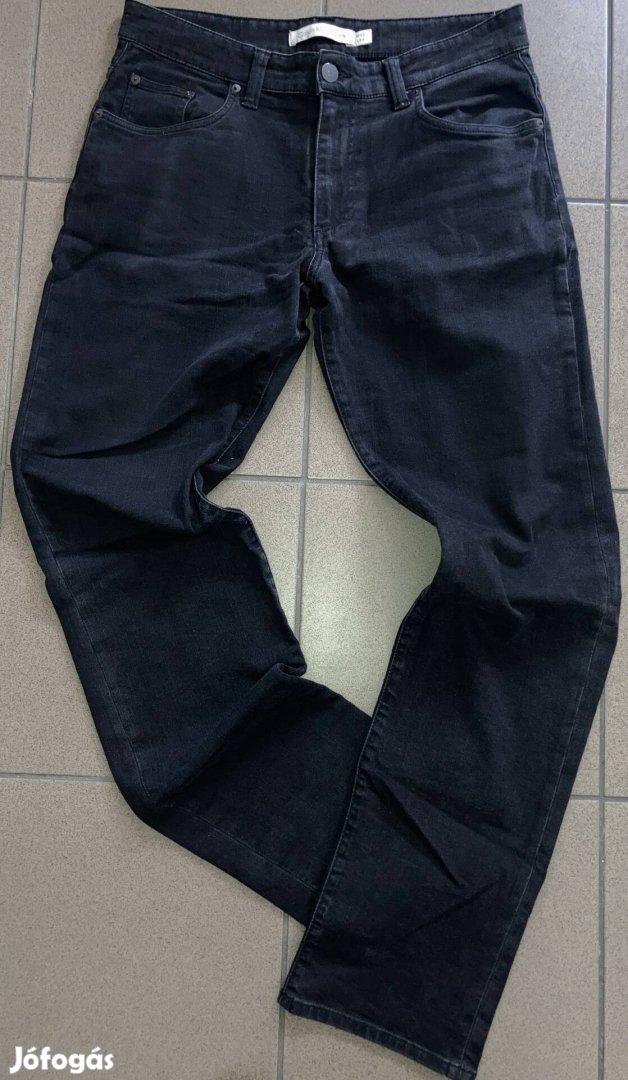 Calvin Klein Jeans W32/L34 eredeti egyszerű fekete ffi farmer