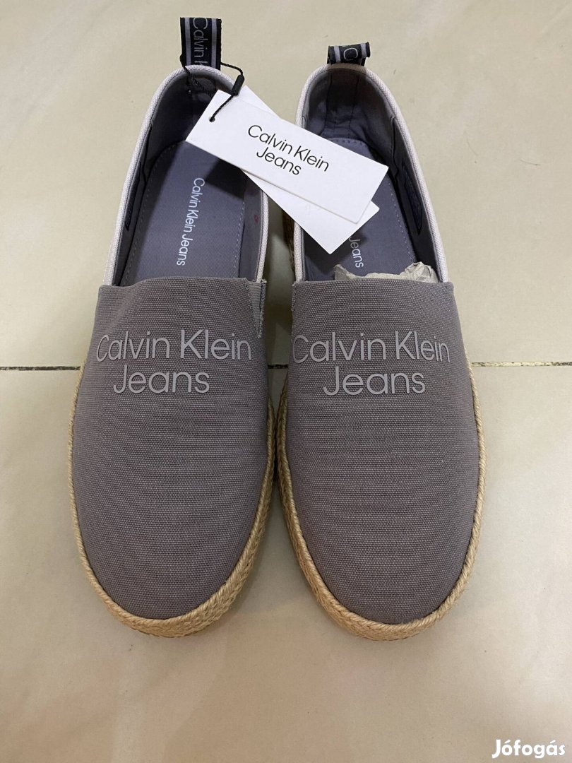 Calvin Klein Jeans espadrilles szürke