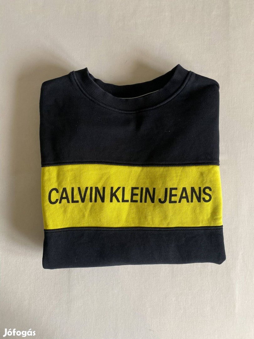 Calvin Klein férfi crewneck pulóver, S-es