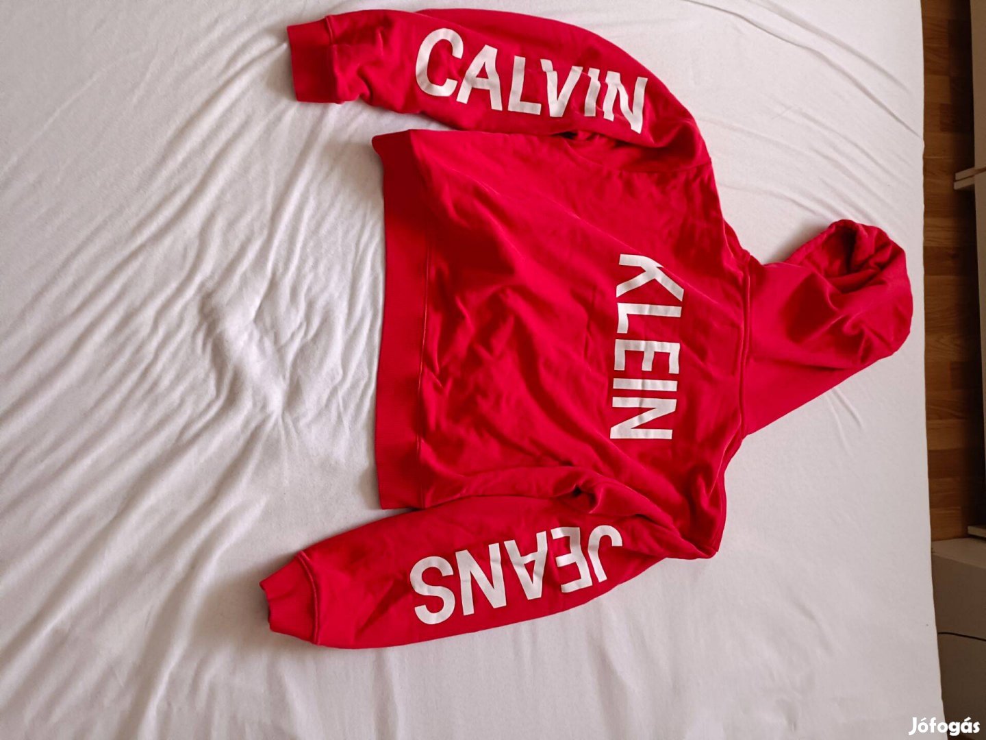 Calvin Klein női kapucnis haspulóver L pulóver haspulcsi