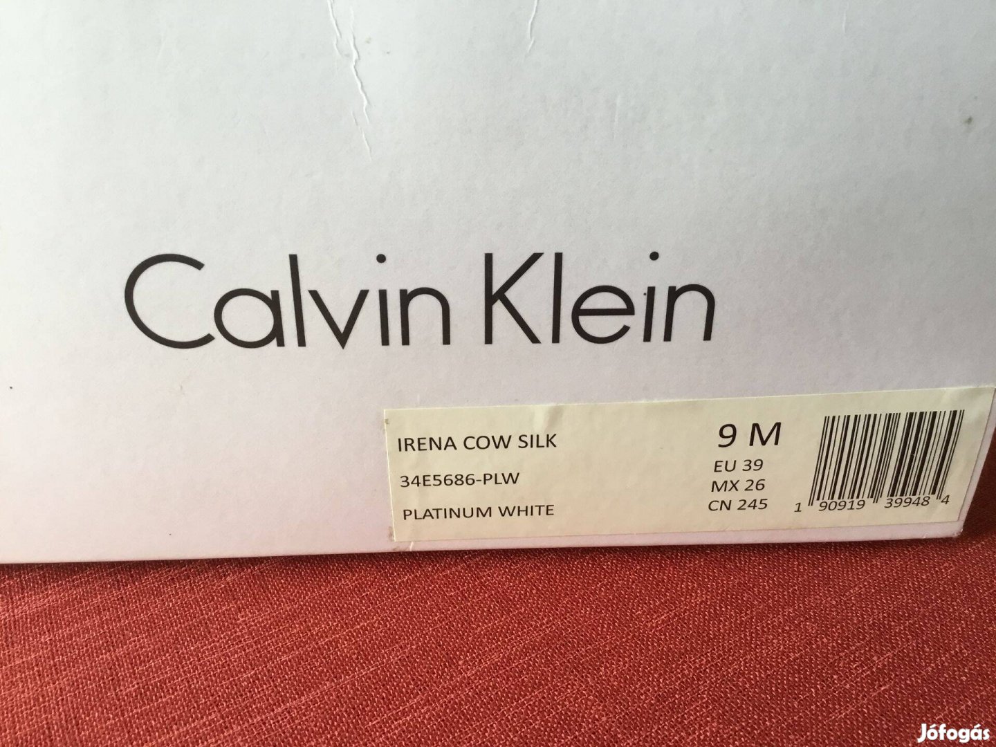 Calvin Klein sportcipő (39 -es)- marhabőr, amerikai