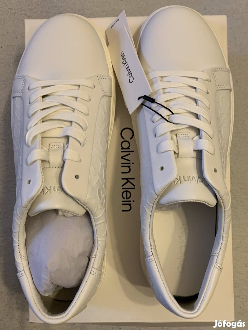 Calvin Klein uj feher sneaker borcipo 45 meretben,teljesen uj,