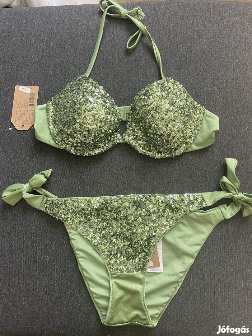 Calzedonia zöld bikini új, címkés