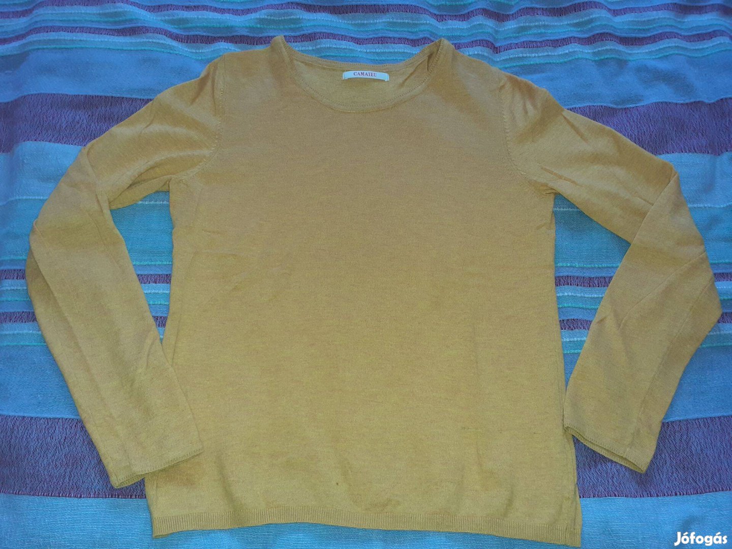 Camaieu női vékony szép felső S-es, új